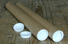 Mailing Tubes, brown kraft mailing tubes